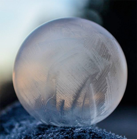 Frozen Soap Bubble Photography