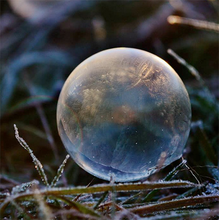 Frozen Soap Bubbles by Angela Kelly