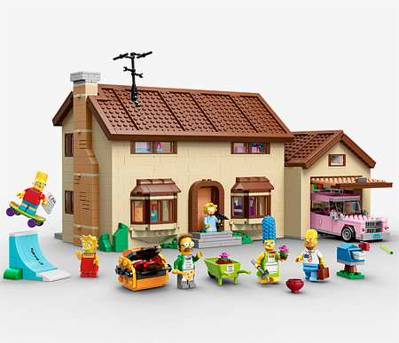 The Simpsons House LEGO Set