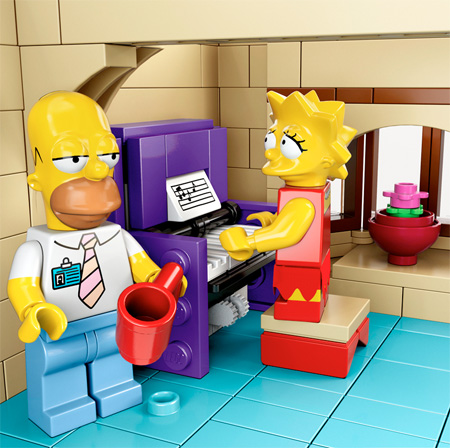 Simpsons House LEGO Set