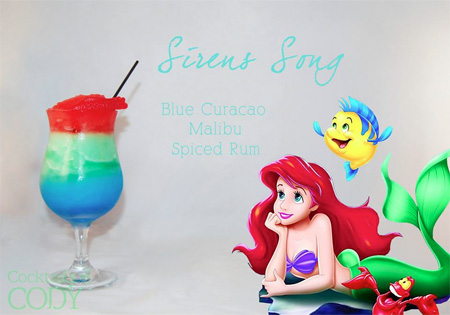 Disney Princess Cocktails