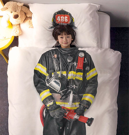 Firefighter Duvet Cover