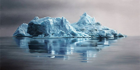 Icebergs by Zaria Forman