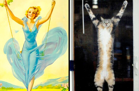 Pin Up Cats Calendar