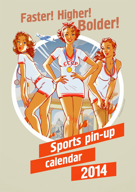 Sochi Olympics Pinup Calendar