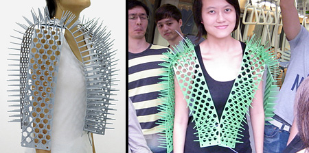 Spike Vest for Subway Commuters