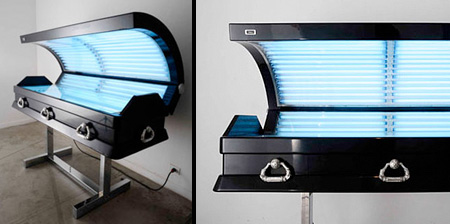 Tanning Bed Coffin