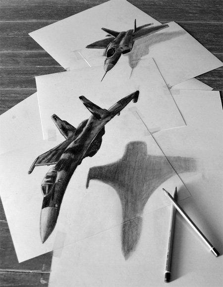 3D Drawings by Ramon Bruin