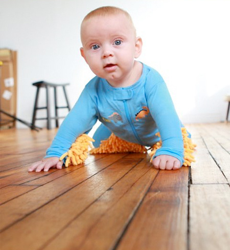 Wearable Mop