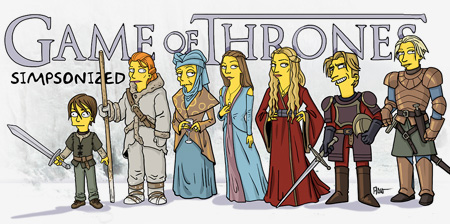 Simpsonized Game of Thrones