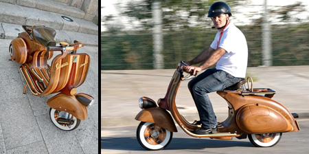 Wooden Vespa