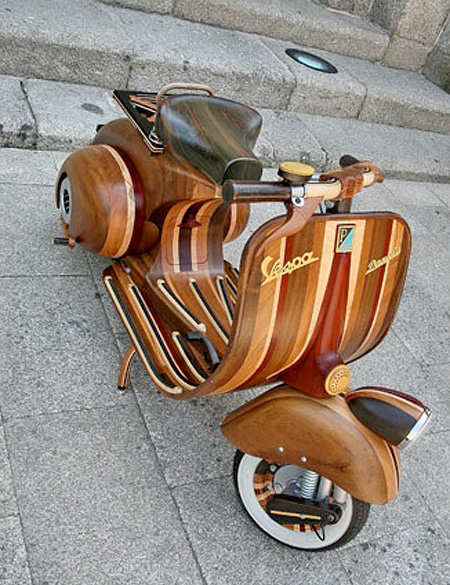 Scooter Made of Wood