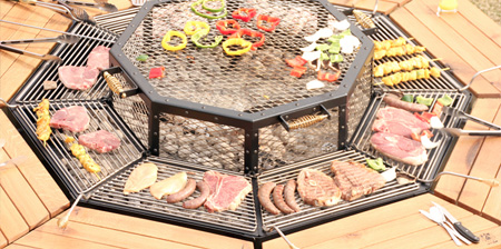 Barbecue Grill Table