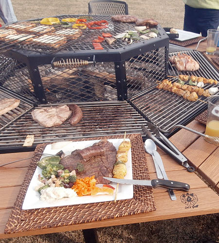 Barbecue Grill Table