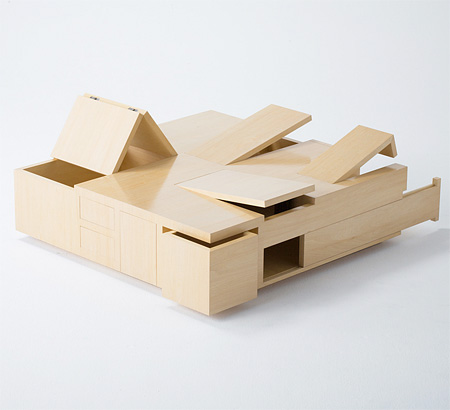 Table with Hidden Compartments