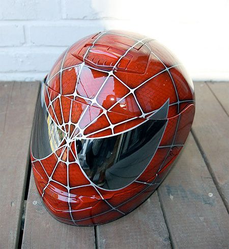 Spider-Man Motorcycle Helmet