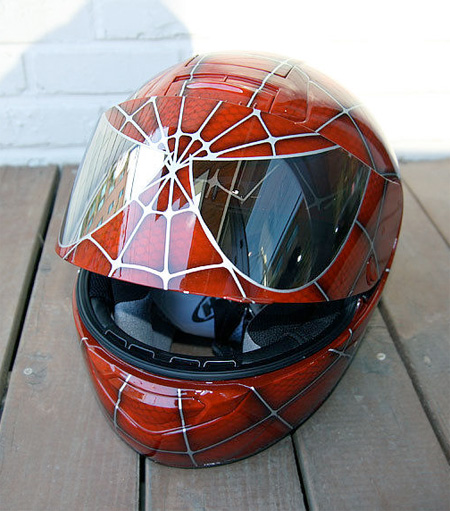 Spiderman Motorcycle Helmet