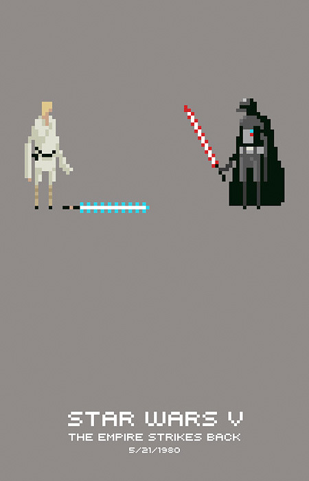 Star Wars Pixel Posters