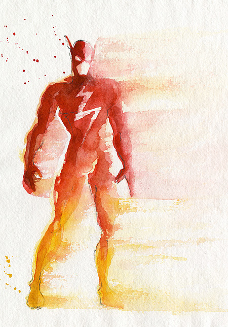 Superhero Watercolors