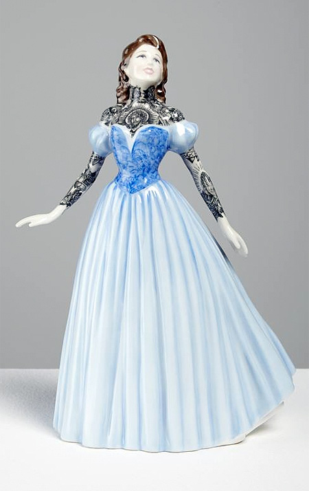 Jessica Harrison Tattooed Porcelain Figurines