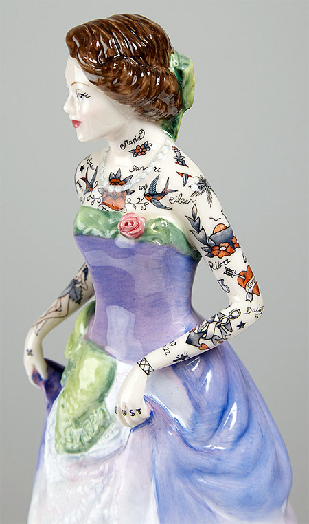 Jessica Harrison Tattooed Porcelain Figures