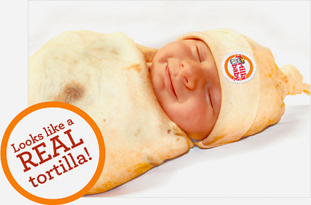 Tortilla Baby Swaddle Blanket