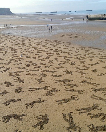 Normandy Sand Art