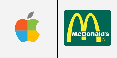 Brands Swapped Colors