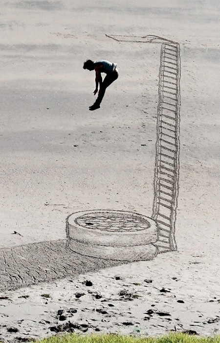 3D Sand Artwork