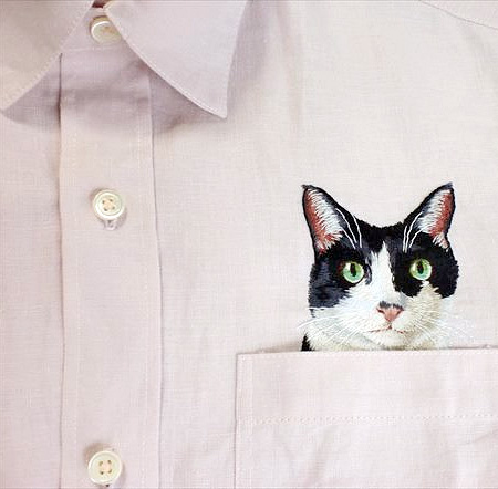 Hiroko Kubota Cat Shirt