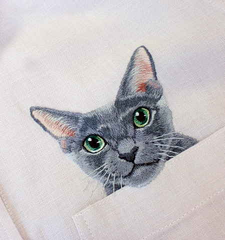 Cat Shirt by Hiroko Kubota