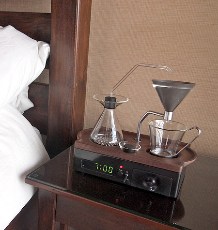 Coffee Maker Alarm Clock