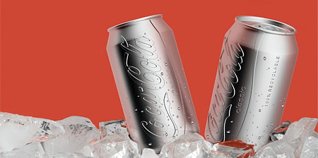 Colorless Coca-Cola Can