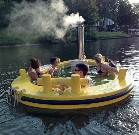 Floating Hot Tub Boat