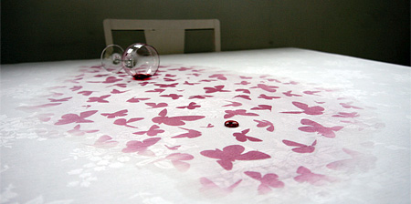 Tablecloth with Hidden Art