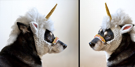 Unicorn Dog Mask