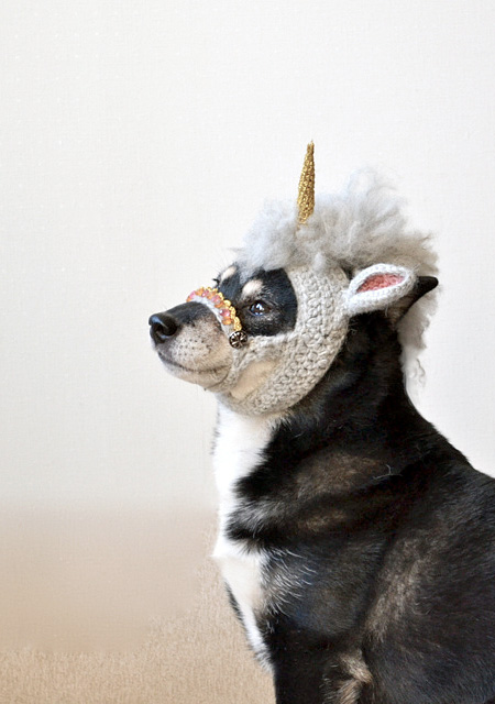 Unicorn Mask For Dogs