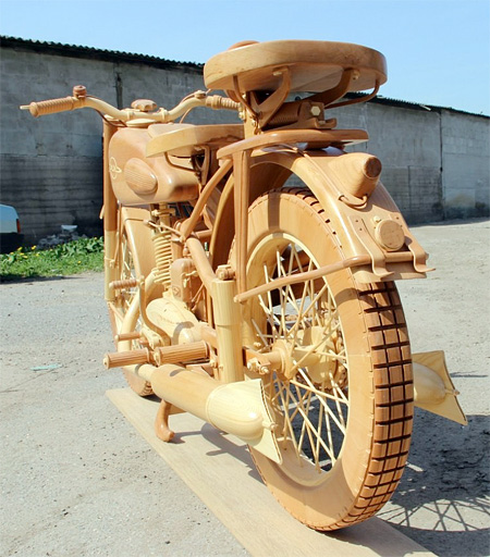 Carved Motorcycle