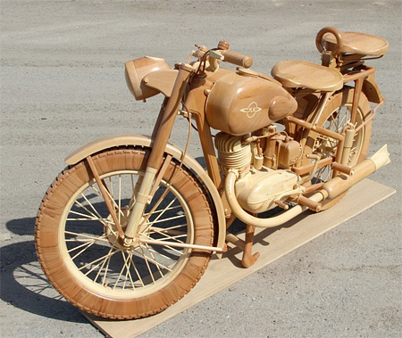 Bike Made out of Wood