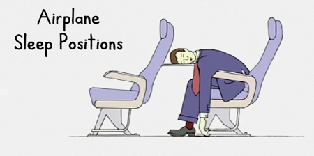 Airplane Sleep Positions
