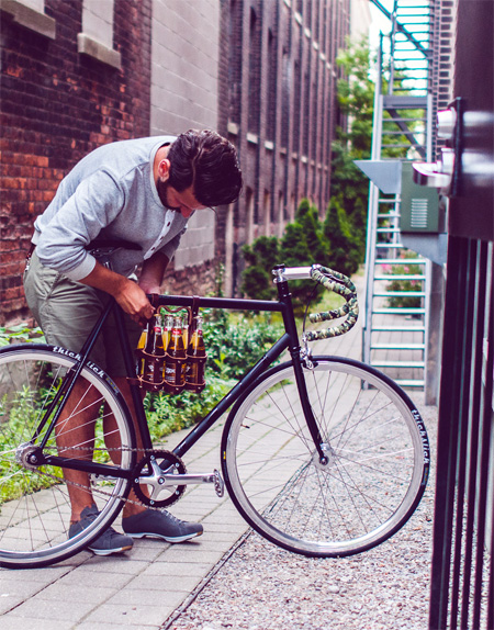 Bicycle Beer Holder