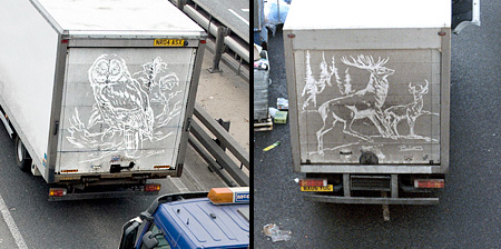 Drawings on Dirty Trucks