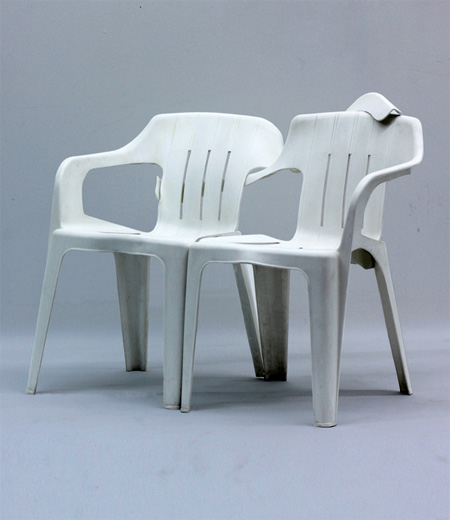 Plastic Chair Sculpture