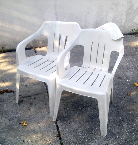Plastic Chair Sculptures