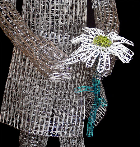 Sculptures Made of Paperclips