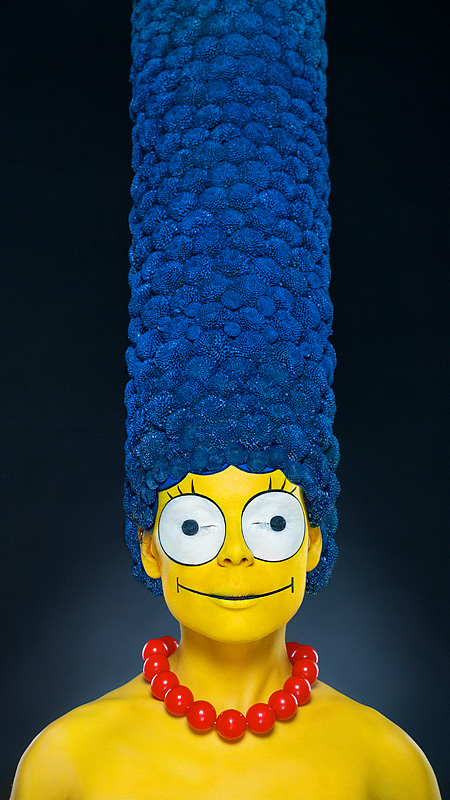 Marge Simpson Makeup