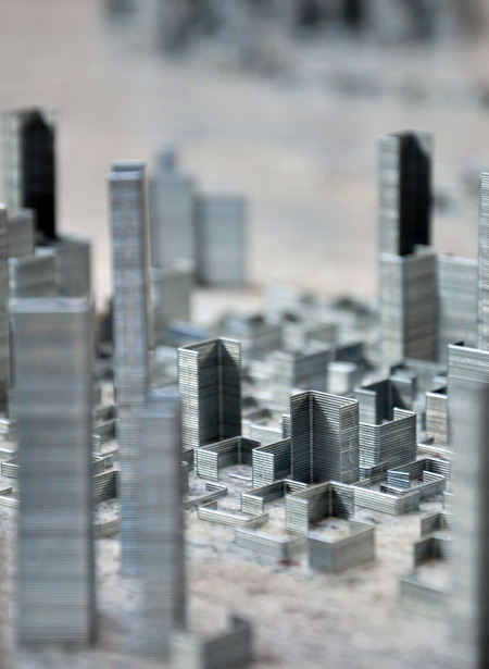 City Made out of Staples