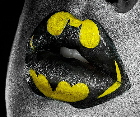 Superhero Lip Art