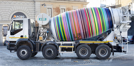 Cement Truck Graffiti