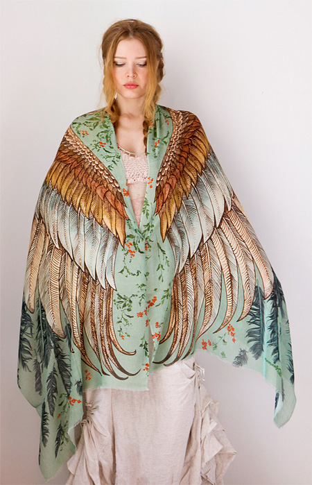 Scarf with Wings
